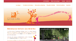 Desktop Screenshot of ca-cree-la-vie.fr